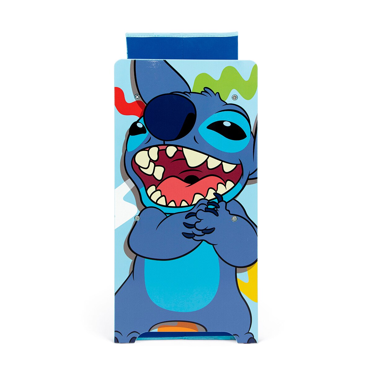 Organizador madera 6 cubetas stitch Azul-4
