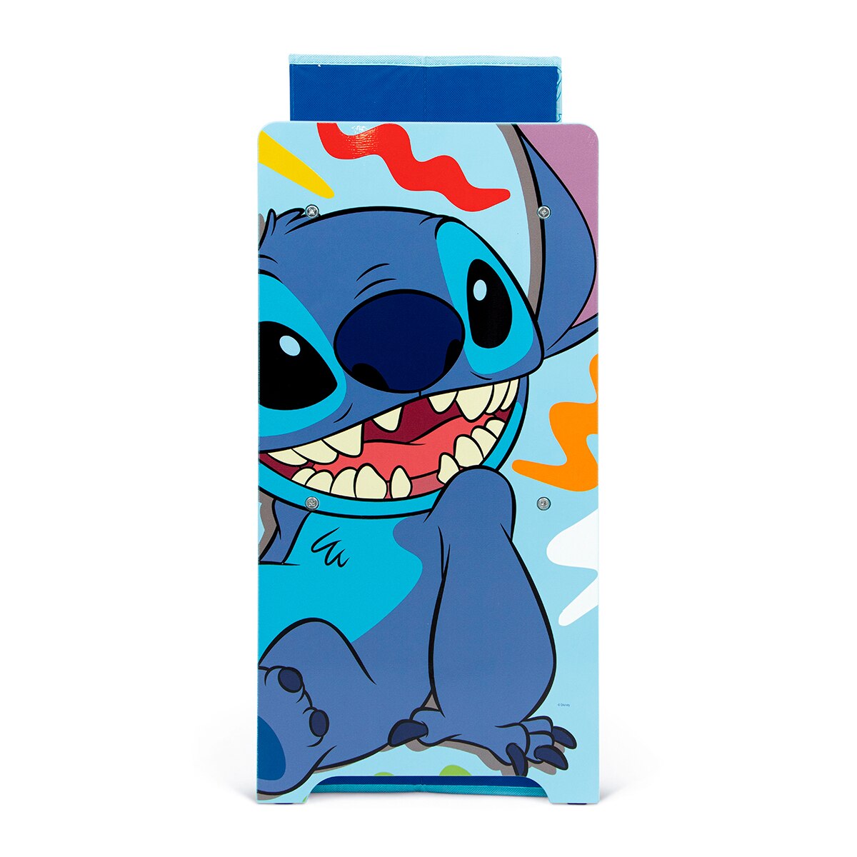 Organizador madera 6 cubetas stitch Azul-5