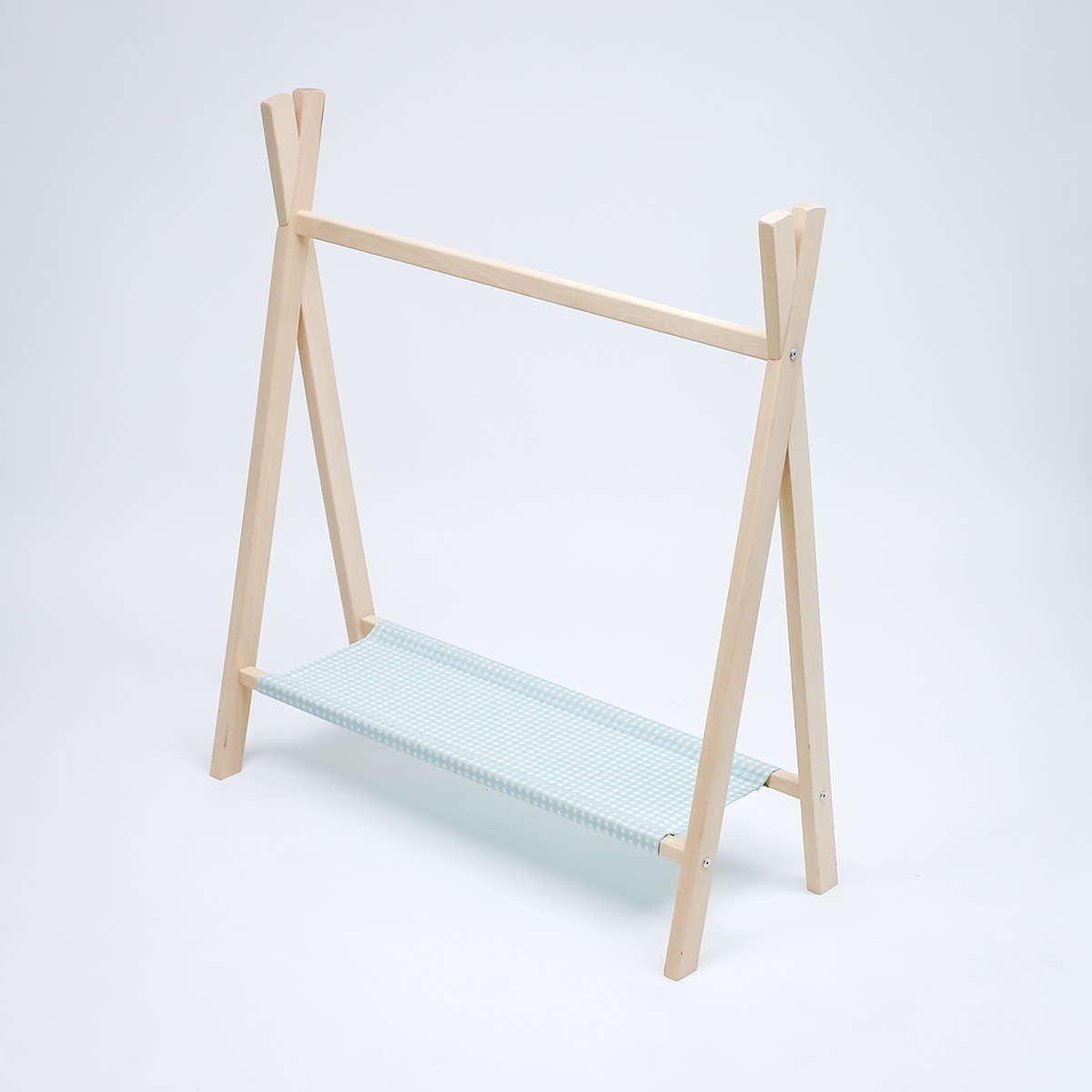 Perchero Plastimyr de madera The Good Wood Vichy mint verde Madera / Gris-1