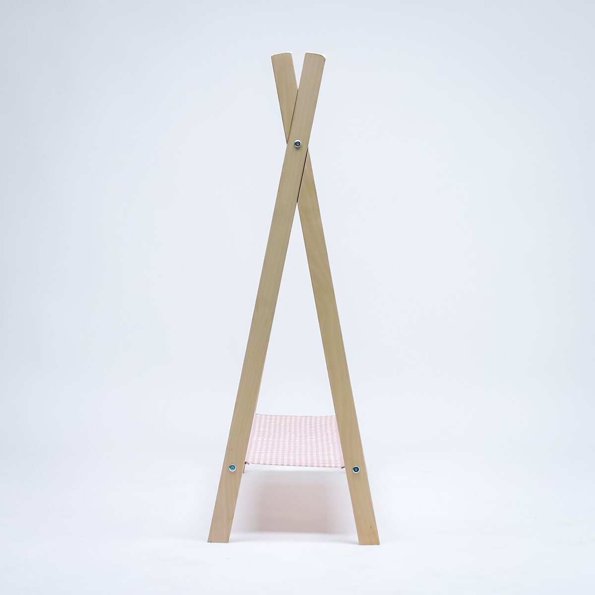 Perchero Plastimyr de madera The Good Wood Vichy rosa Madera / Rosa-2