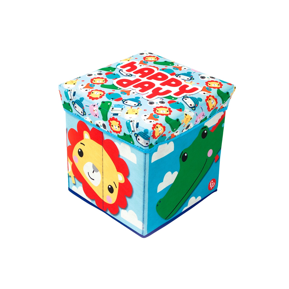 Taburete/contenedor. 30x30x30cm fisher-price Multicolor-1