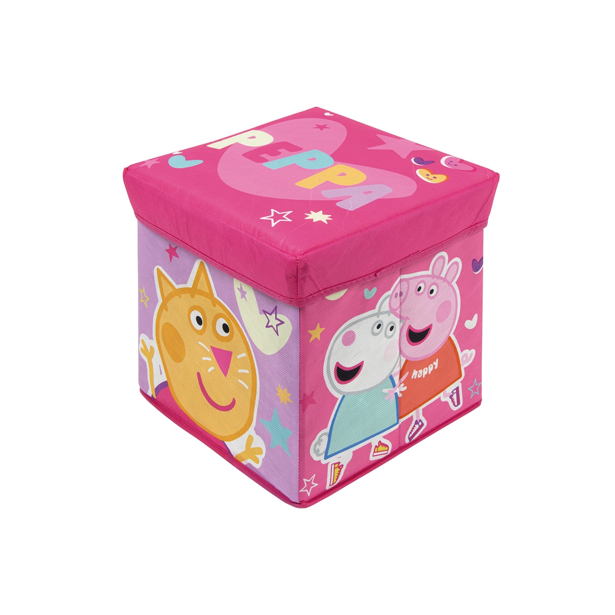 Imagen 0 de Taburete/Contenedor. 30x30x30cm Peppa Pig