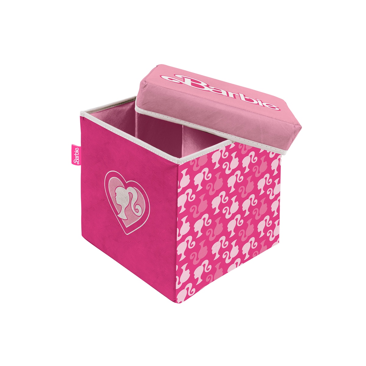 Taburete ordenación Barbie Rosa-1