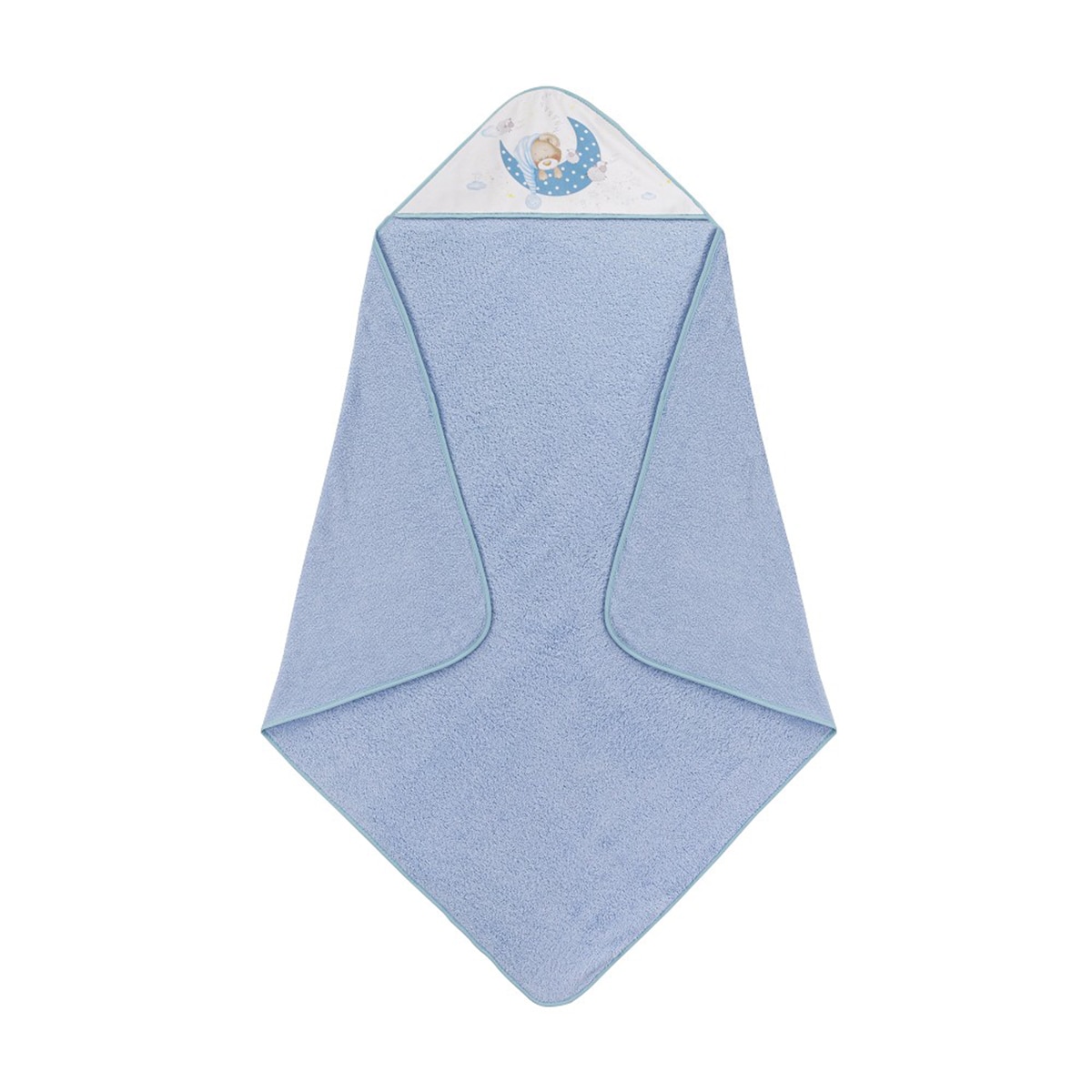 Capa de Baño Interbaby Bear Sleeping azul Azul-2