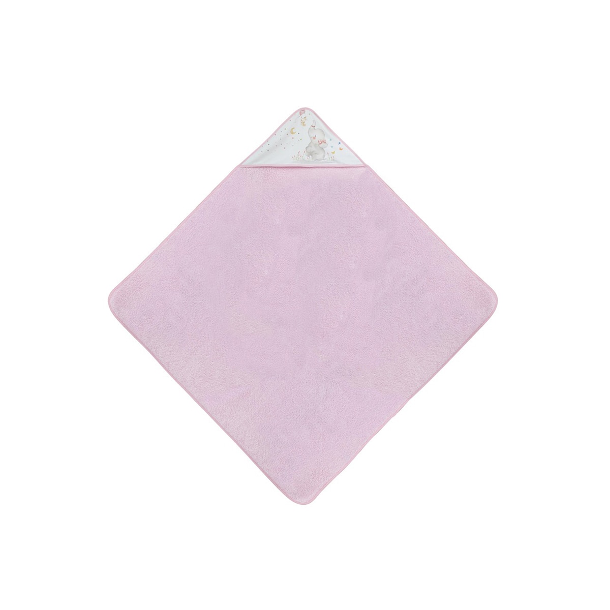 Capa de Baño Interbaby Elefante rosa Rosa-1