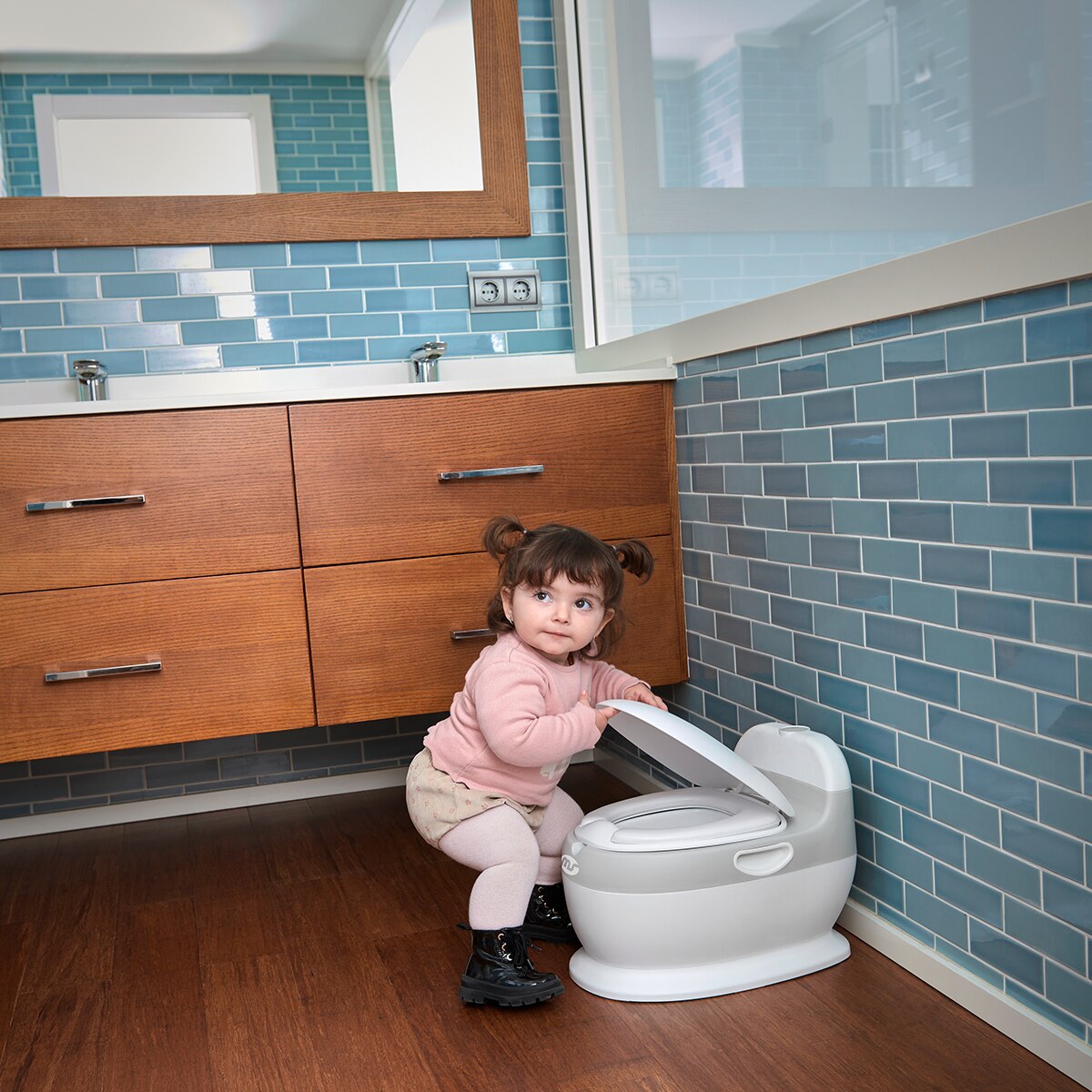 Orinal Innovaciones MS Potty blanco Blanco-5