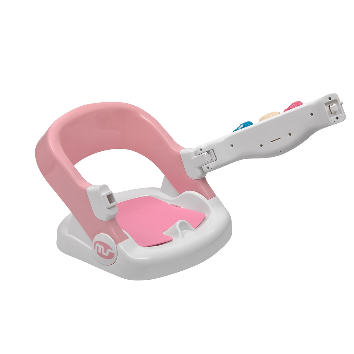 ms Innovaciones MS - Asiento De Baño Giratorio 360 Para Bebé, rosa Rosa-2