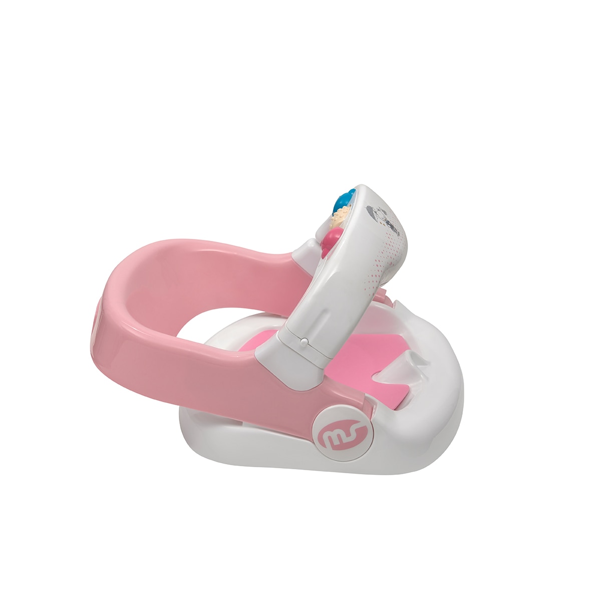ms Innovaciones MS - Asiento De Baño Giratorio 360 Para Bebé, rosa Rosa-3