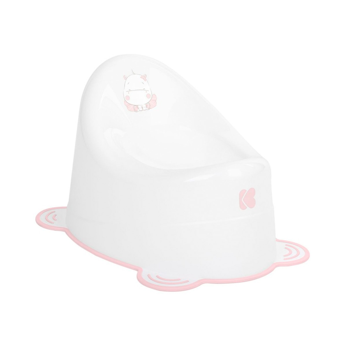 Orinal antideslizante Hippo Rosa Rosa-2