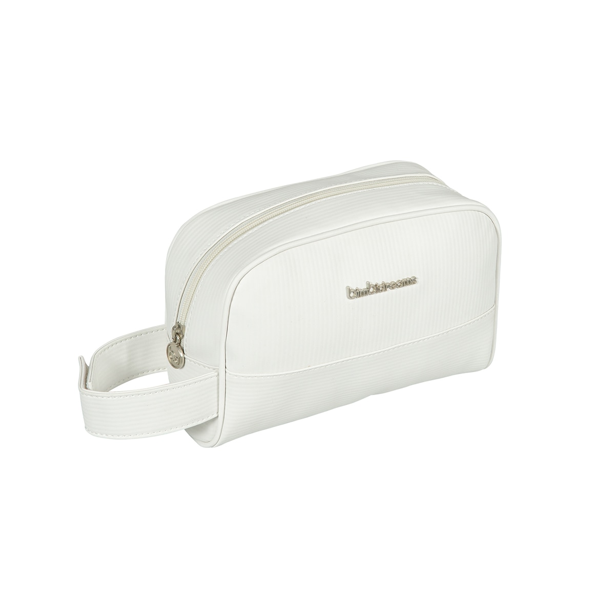 Neceser 20x34x8 bimbiclass eco piel rayas interior: 100% poliéster Blanco-1