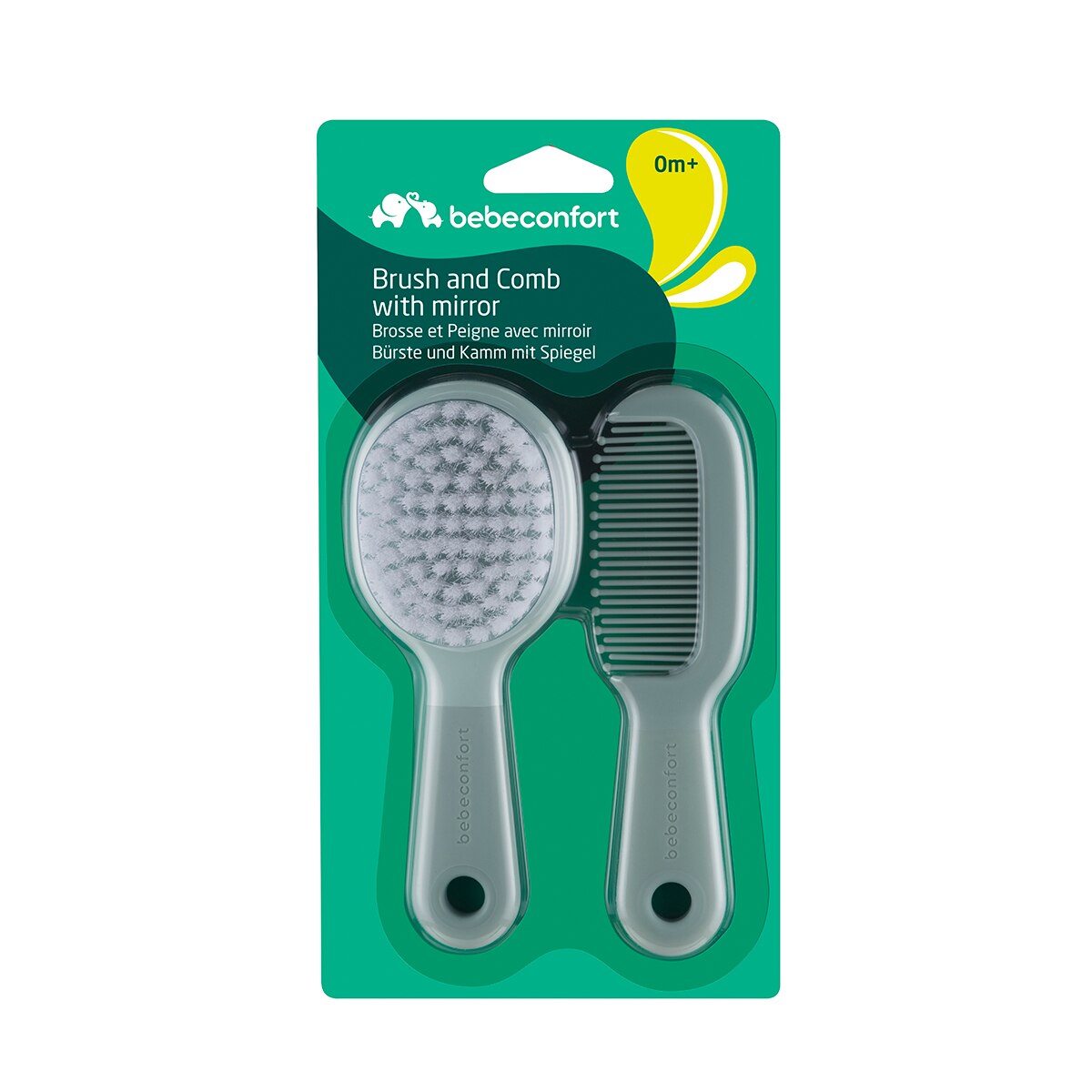 Cepillo con espejo y peine gris Bebeconfort Gris-6