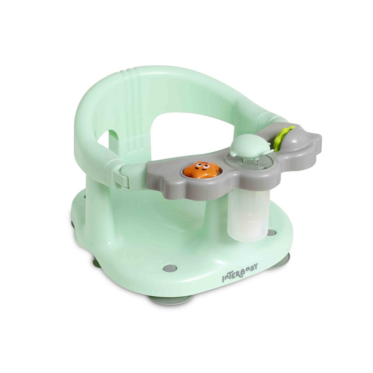 Asiento de baño con ventosas Verde Interbaby Verde-1