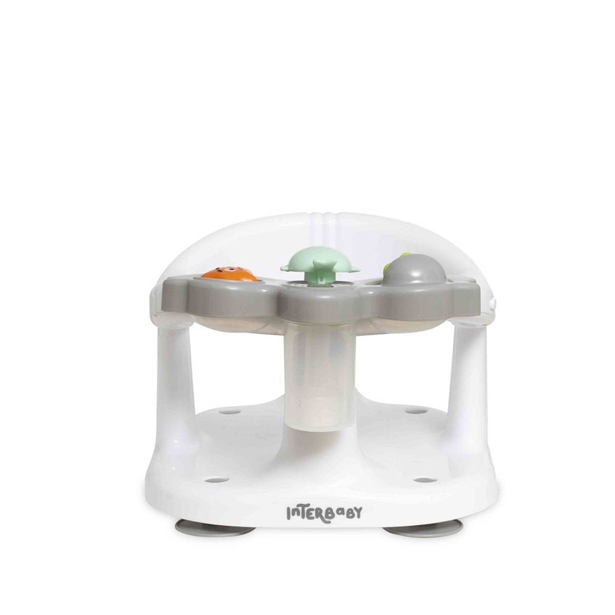 Asiento de baño con ventosas Gris Interbaby Gris-2