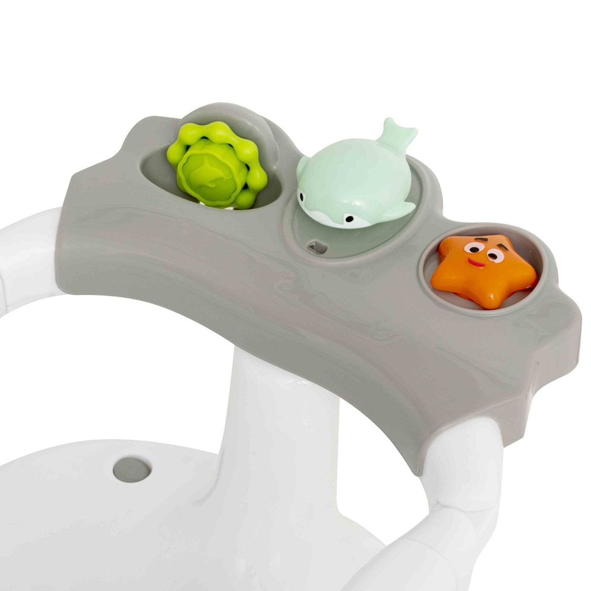 Asiento de baño con ventosas Gris Interbaby Gris-4