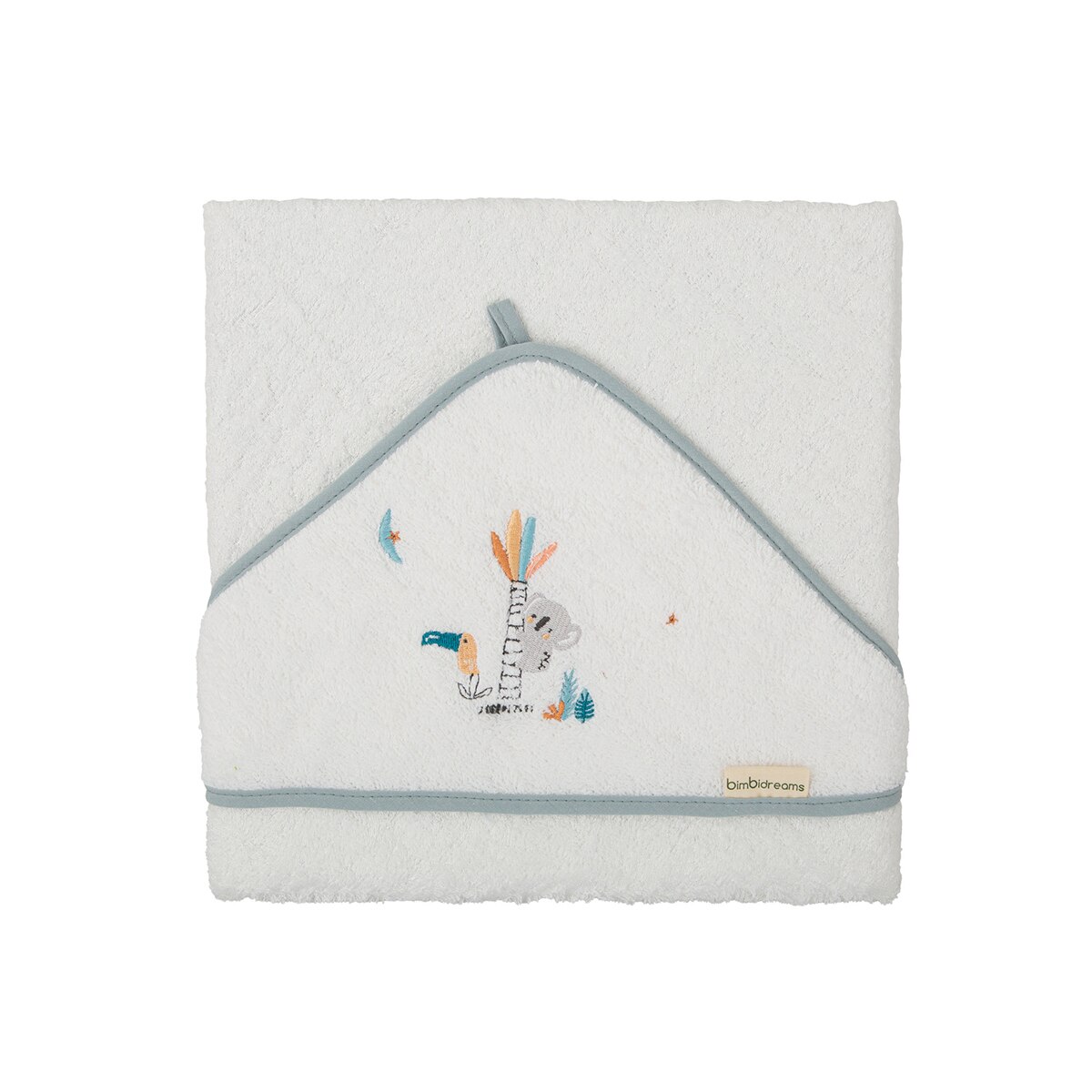Capa de baño bebé Tucan chic Blanco-1