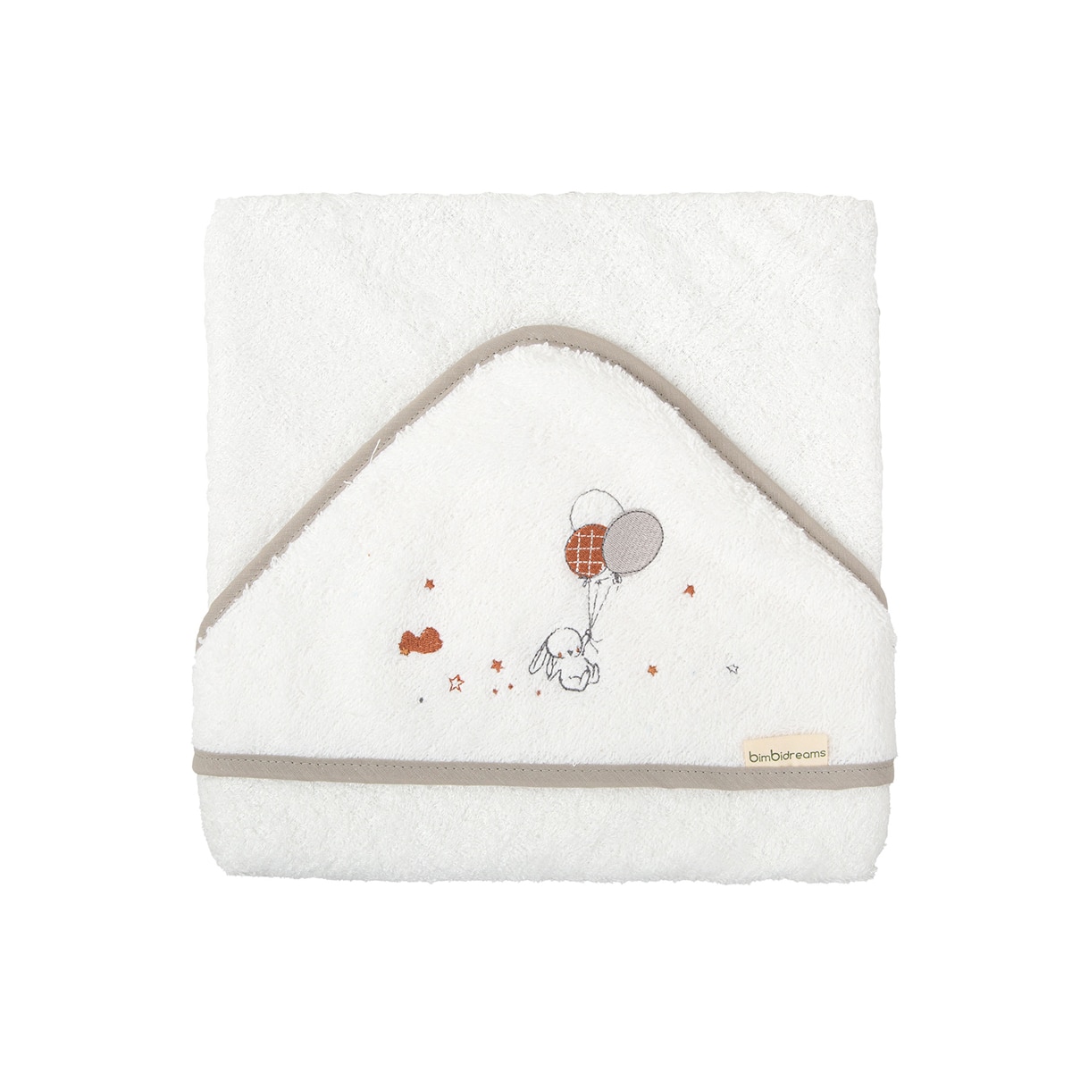 Capa de baño bebé Jolie chic Blanco-1