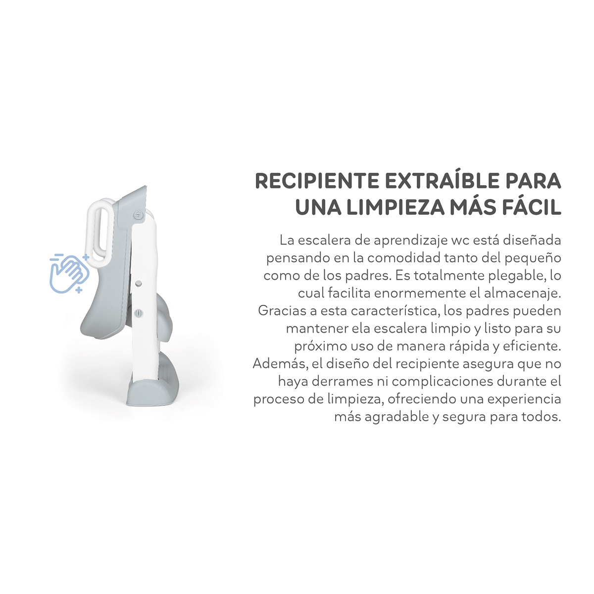 Esaclera aprendizaje wc Gris-8