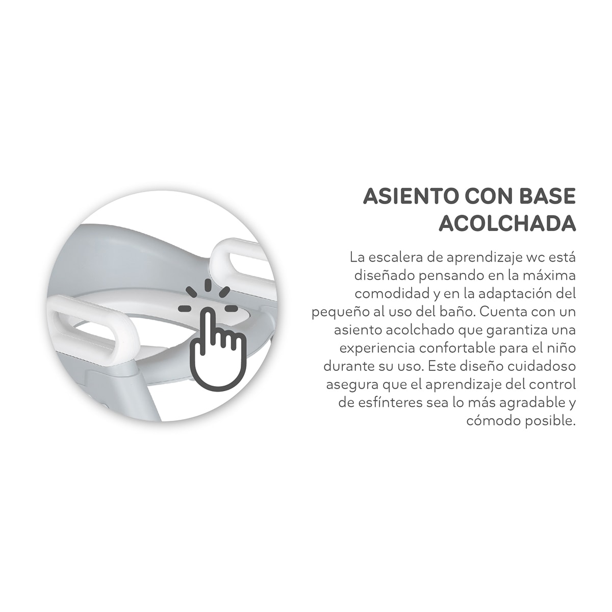 Esaclera aprendizaje wc Gris-10