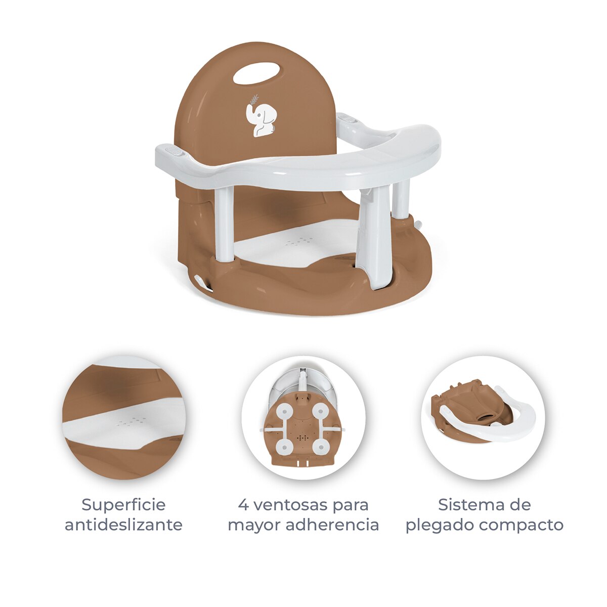 Asiento de baño elfi Beige-2