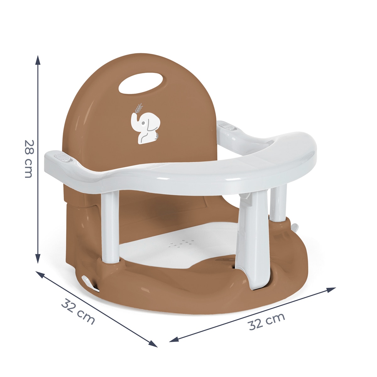 Asiento de baño elfi Beige-5