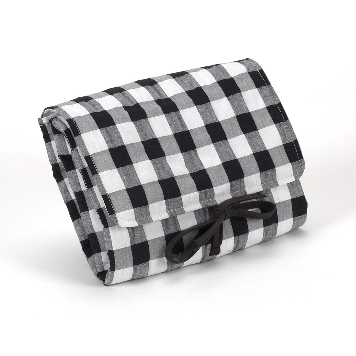 Imagen 0 de Cambiador cuadro vichy  Negro / Blanco