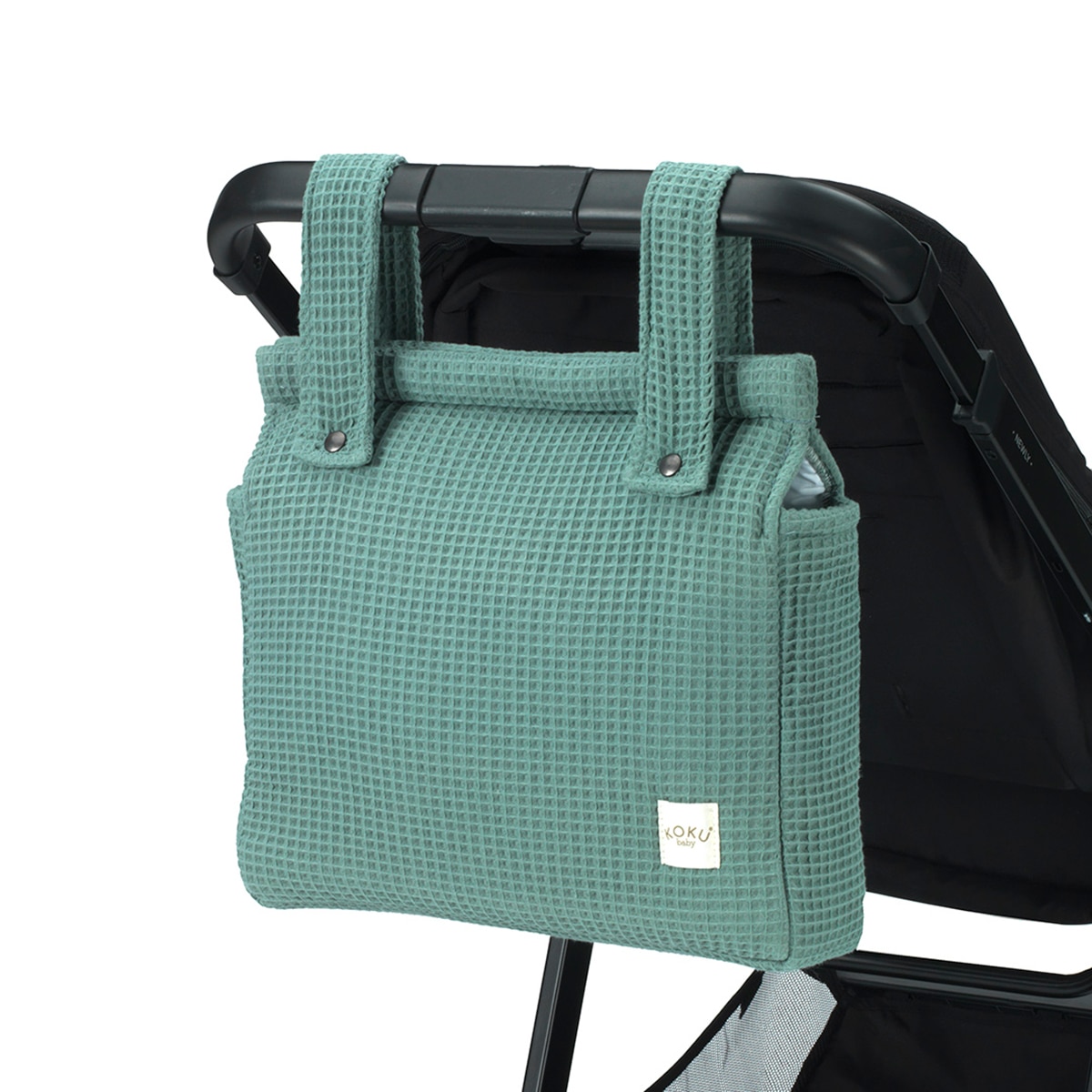 Bolso panera waffle Garden Verde-2