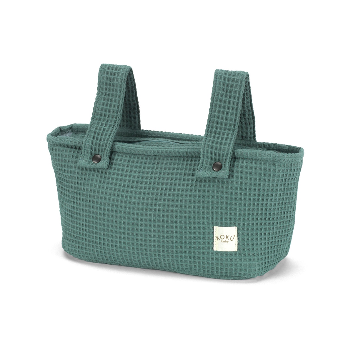 Bolso mini waffle Garden Verde-1