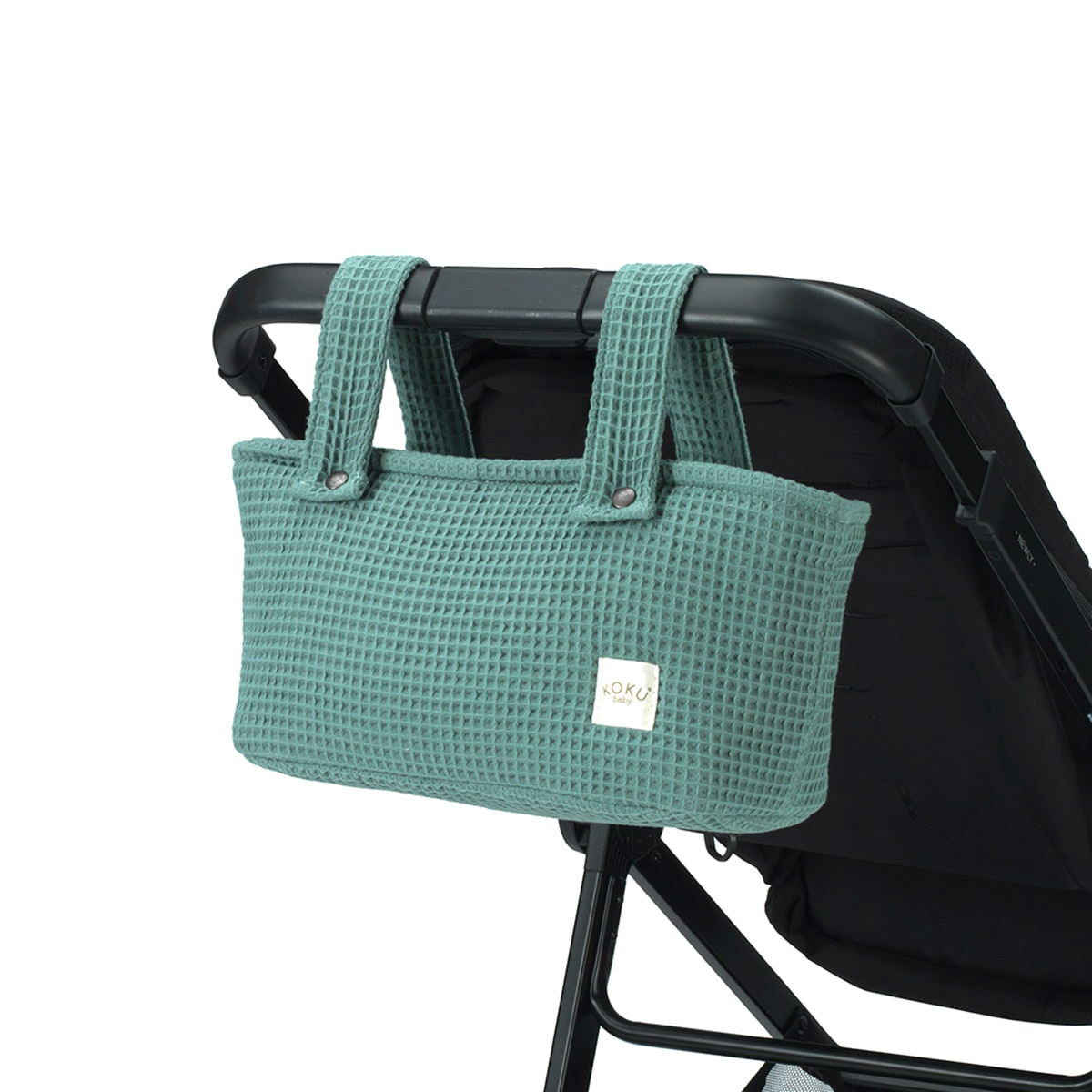 Bolso mini waffle Garden Verde-2
