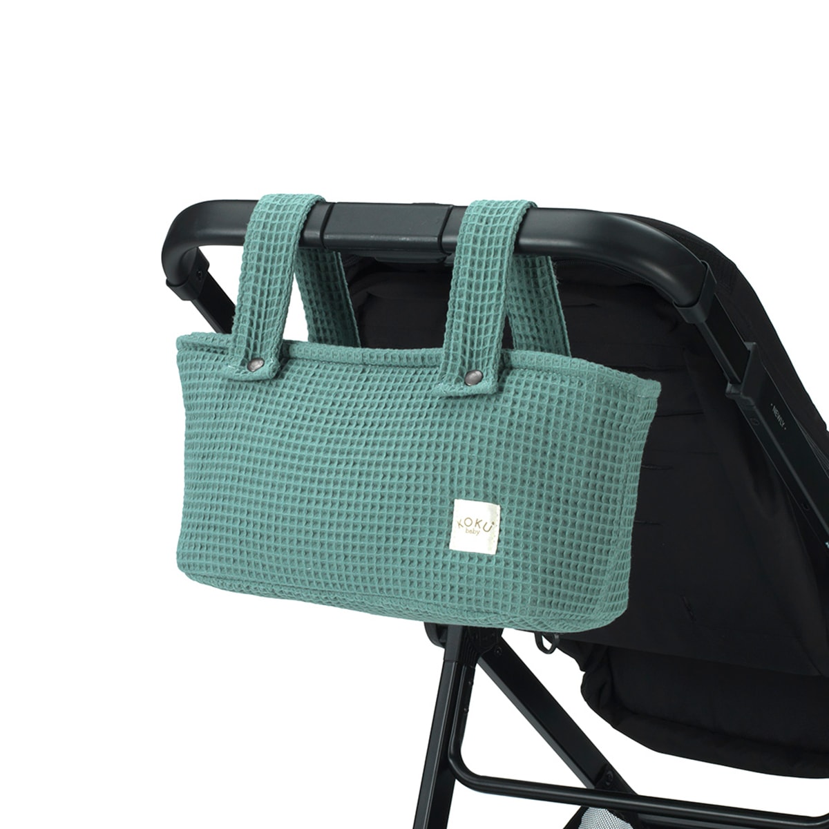 Bolso mini waffle Garden Verde-2