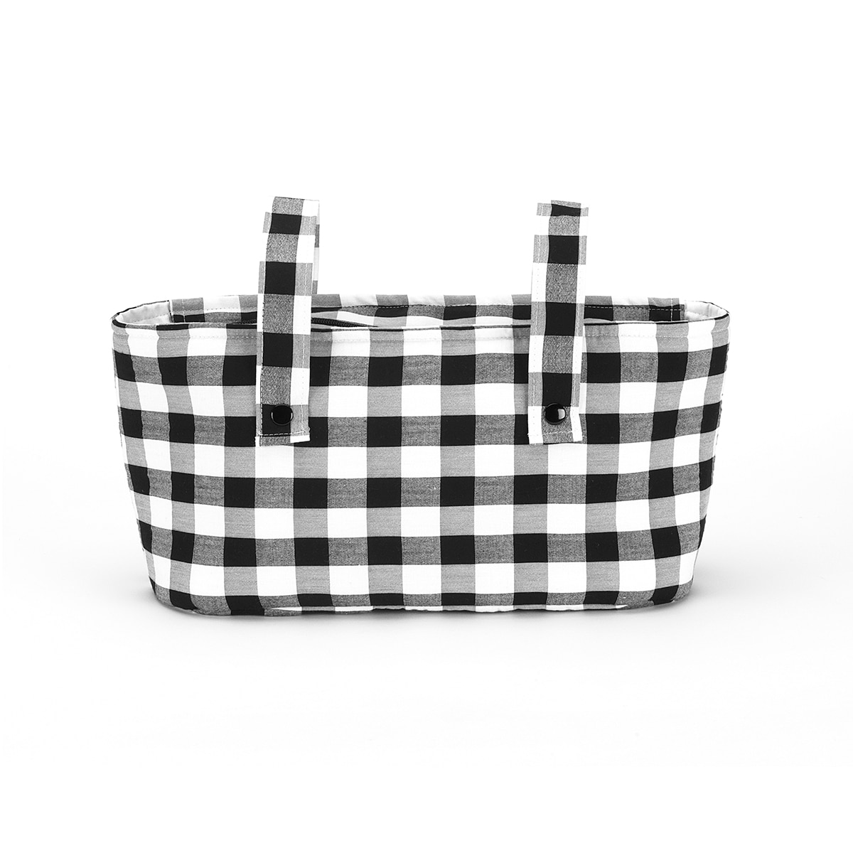 Imagen 0 de Bolso mini cuadro vichy Negro / Blanco