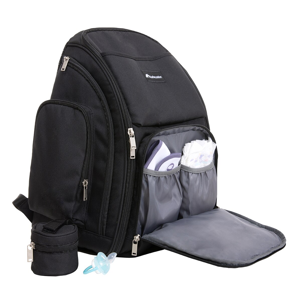 Bolsa cambiador Eco Baby Bag, 0mes+, color Black Negro-6