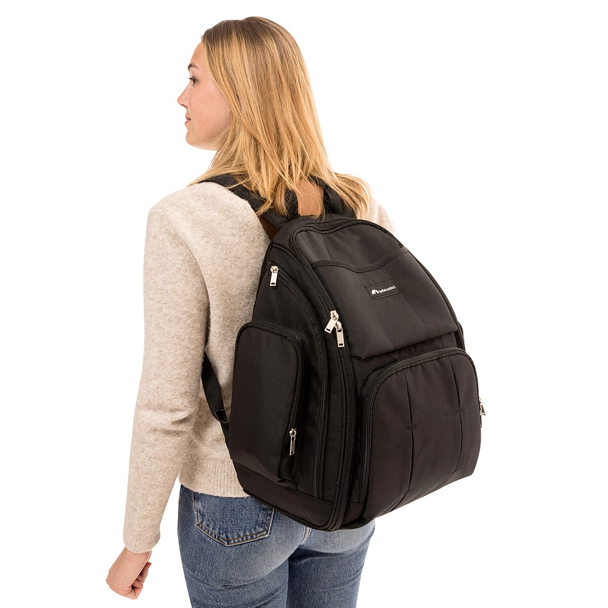 Bolsa cambiador Eco Baby Bag, 0mes+, color Black Negro-10