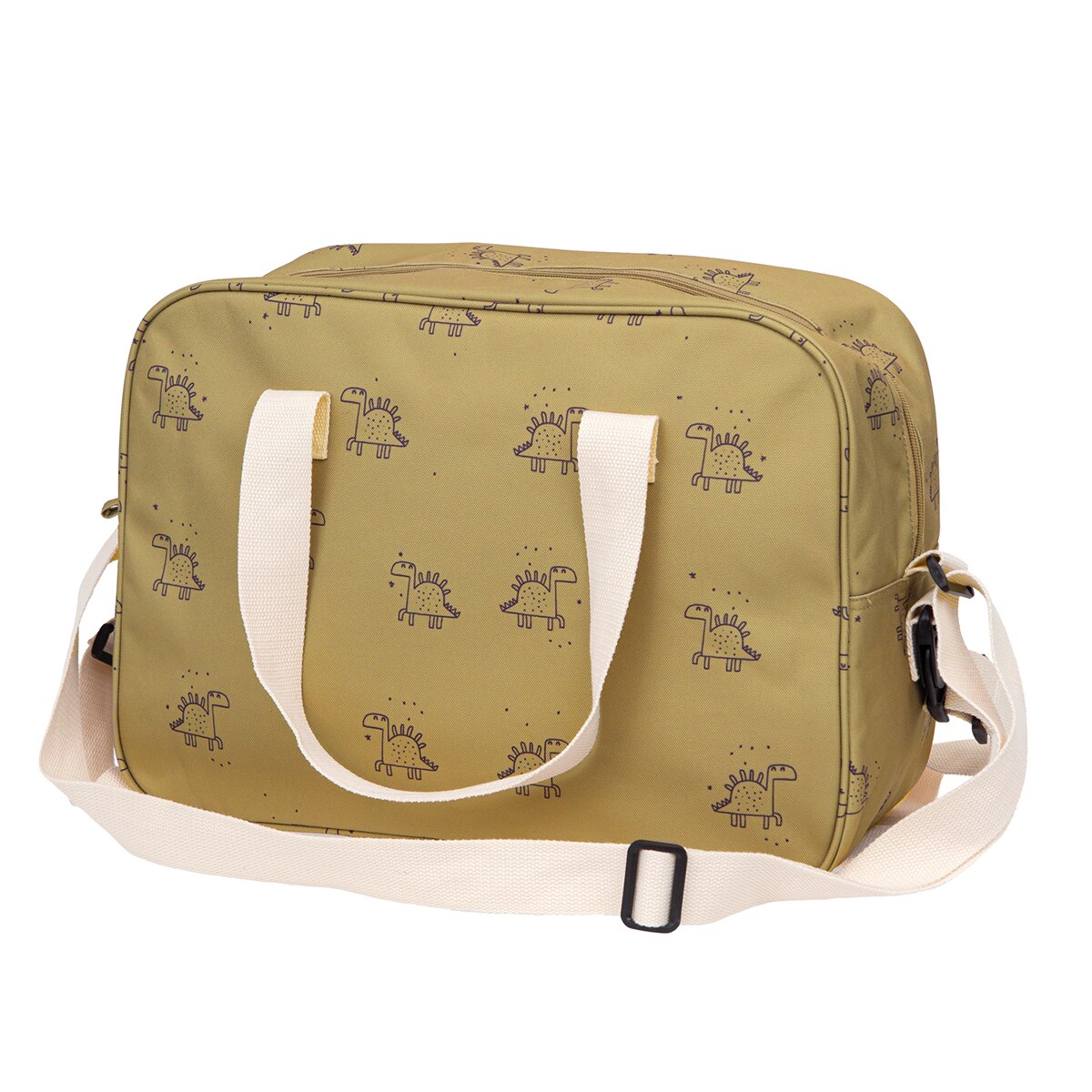 Bolso cambiador bimbicasual jurásico 100% poliéster Verde-2
