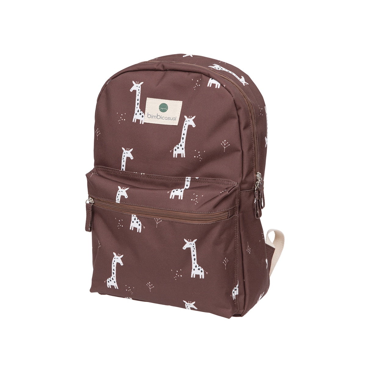 Mochila camb. bimbicasual jirafa 100% poliéster Marrón-1
