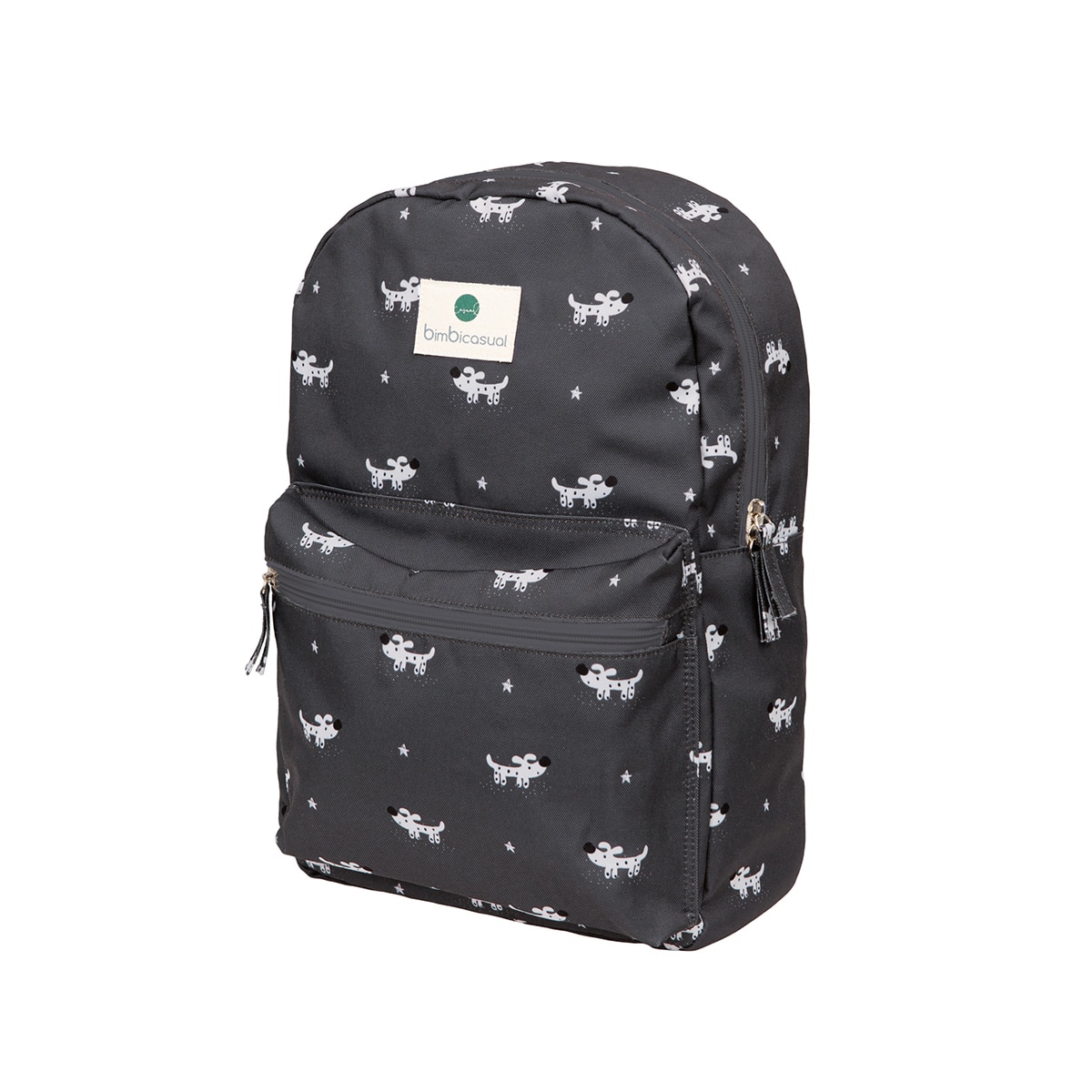 Mochila camb. bimbicasual guau 100% poliéster Gris-1