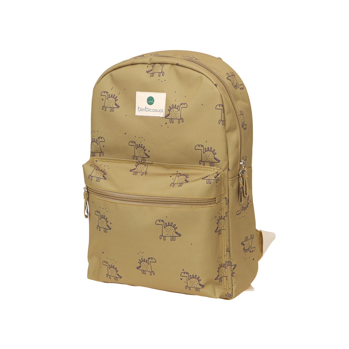 Mochila camb. bimbicasual jurásico 100% poliéster Verde-1
