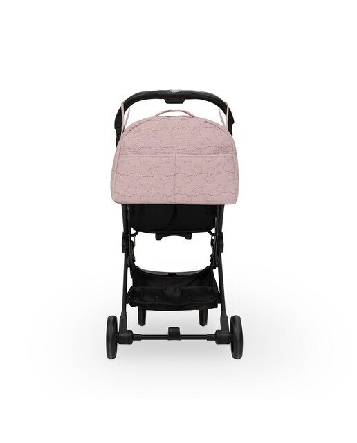 Bolso maternal muselina estrellas Rosa-3