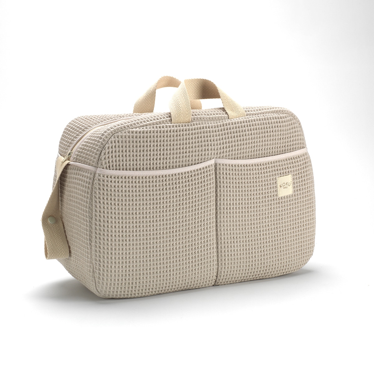 Imagen 0 de Bolso de maternidad waffle Topo
