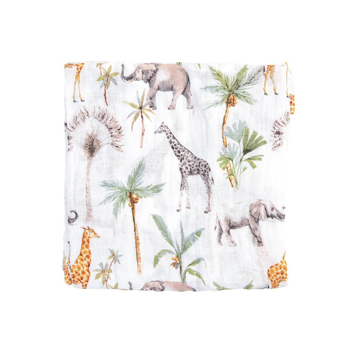 Muselina bambú 120x120 Africa multicolor Multicolor-1