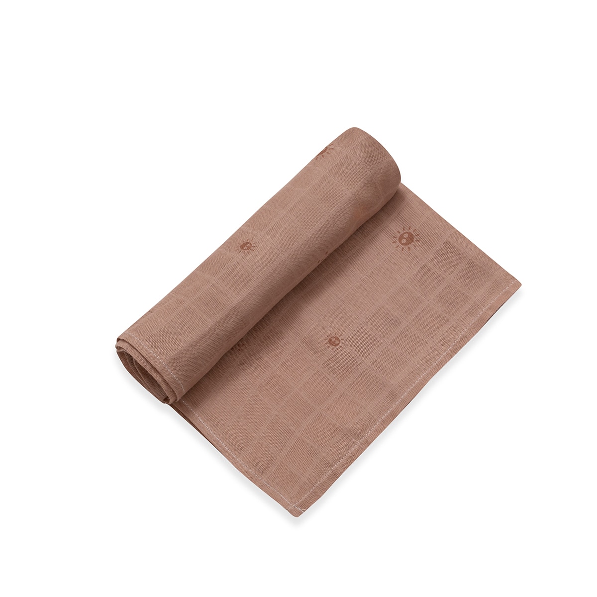 Muselina de bambú Duende empolvado Marron Interbaby Marrón-2