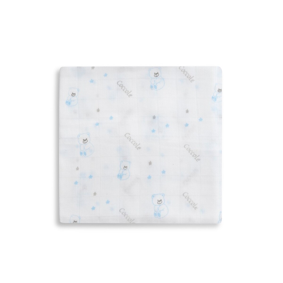 Pack de 3 muselinas bambú Bear Azul-2