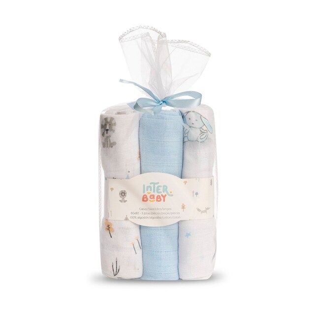 Imagen 0 de Set de 3 gasas 80X80  forest jungla