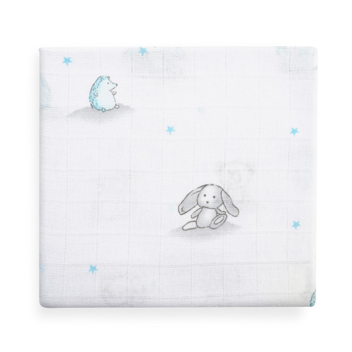 Set de 3 gasas 80X80 forest jungla Azul-4