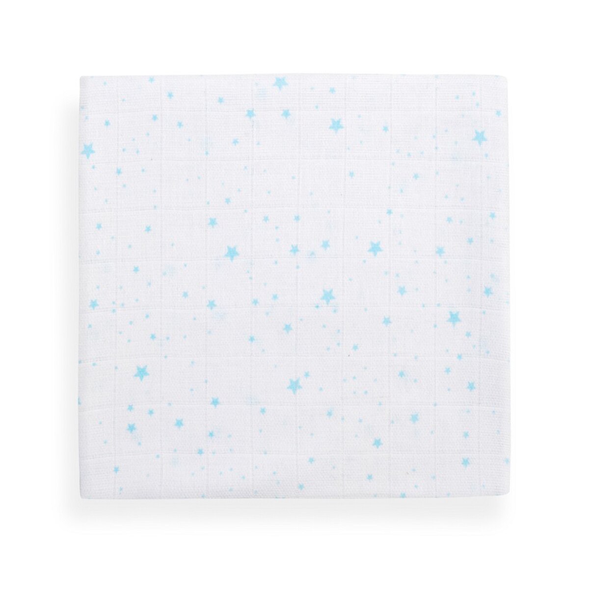 Set de 3 gasas 80X80 elefantes estrellas Azul-4