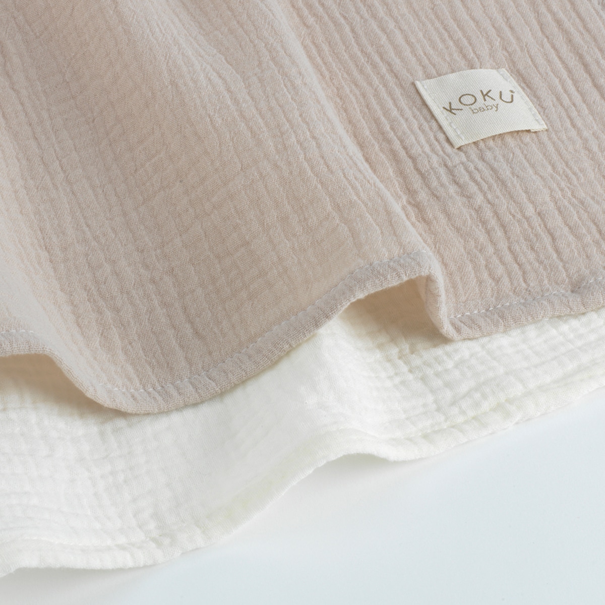 Pack de 2 muselinas medianas Natural-2