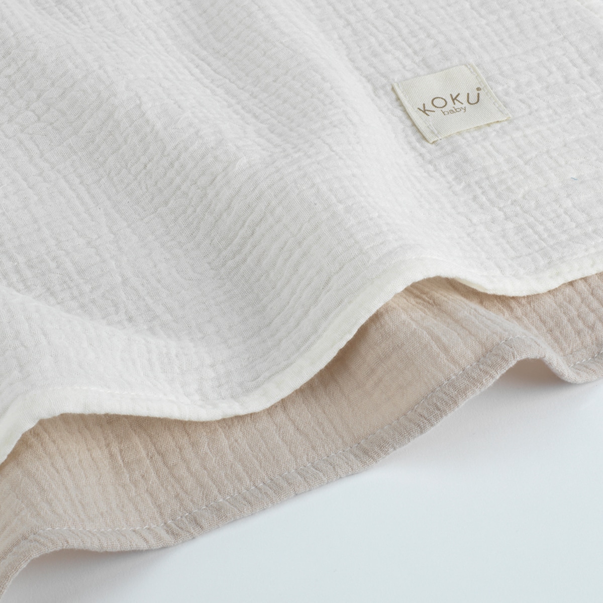 Pack de 2 muselinas medianas Natural-3