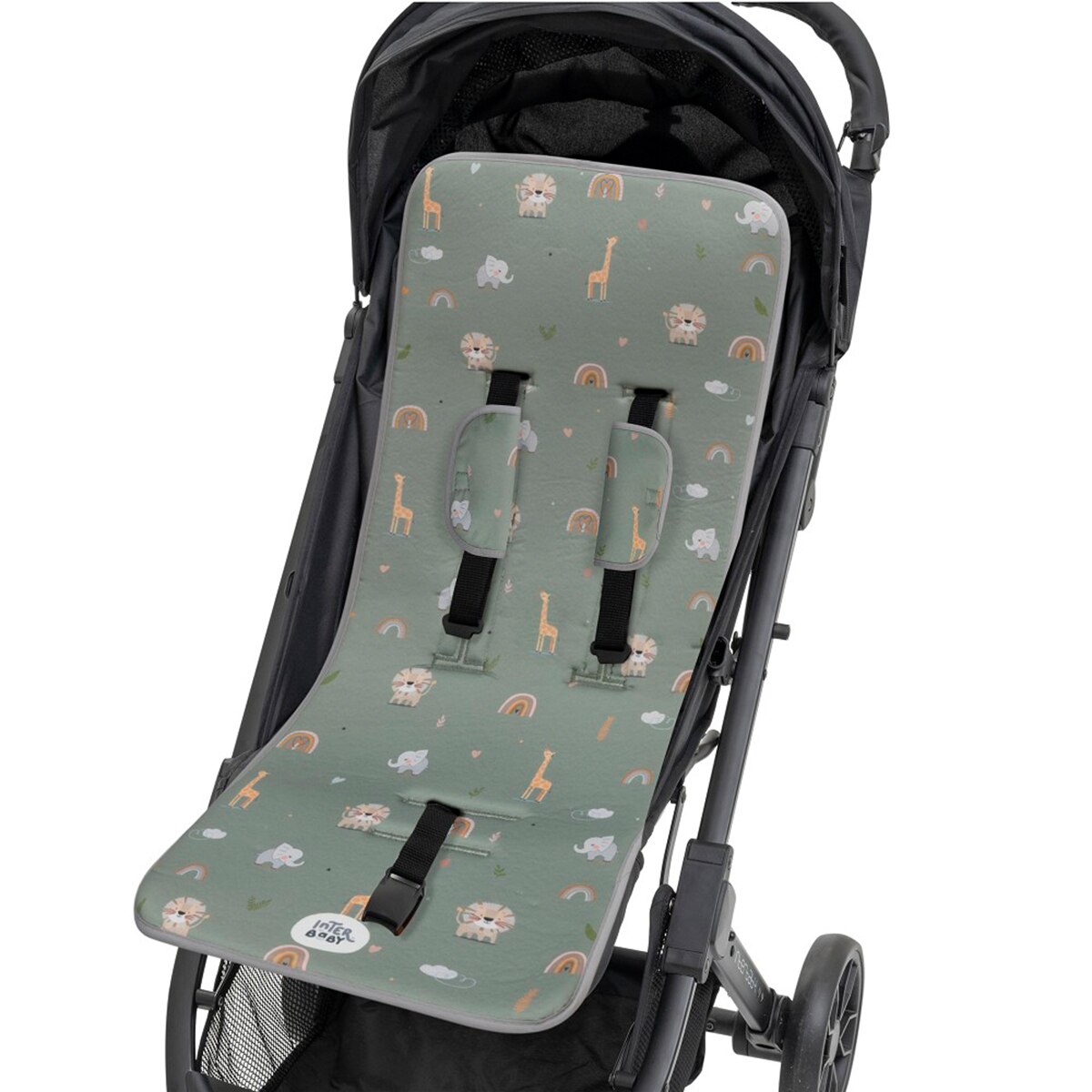 Colchoneta para silla de paseo safari Verde-3