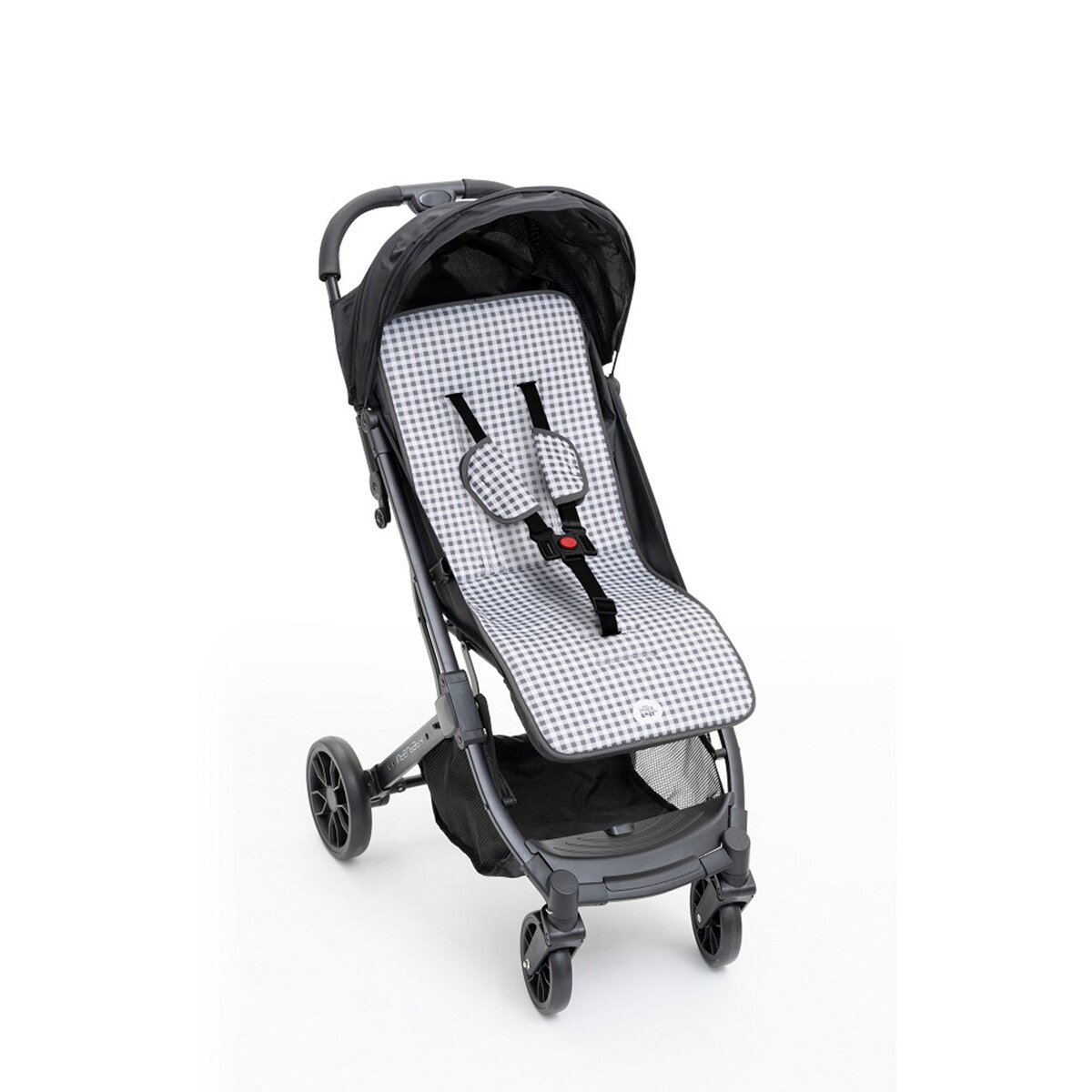 Colchoneta para silla de paseo vichy Gris-2