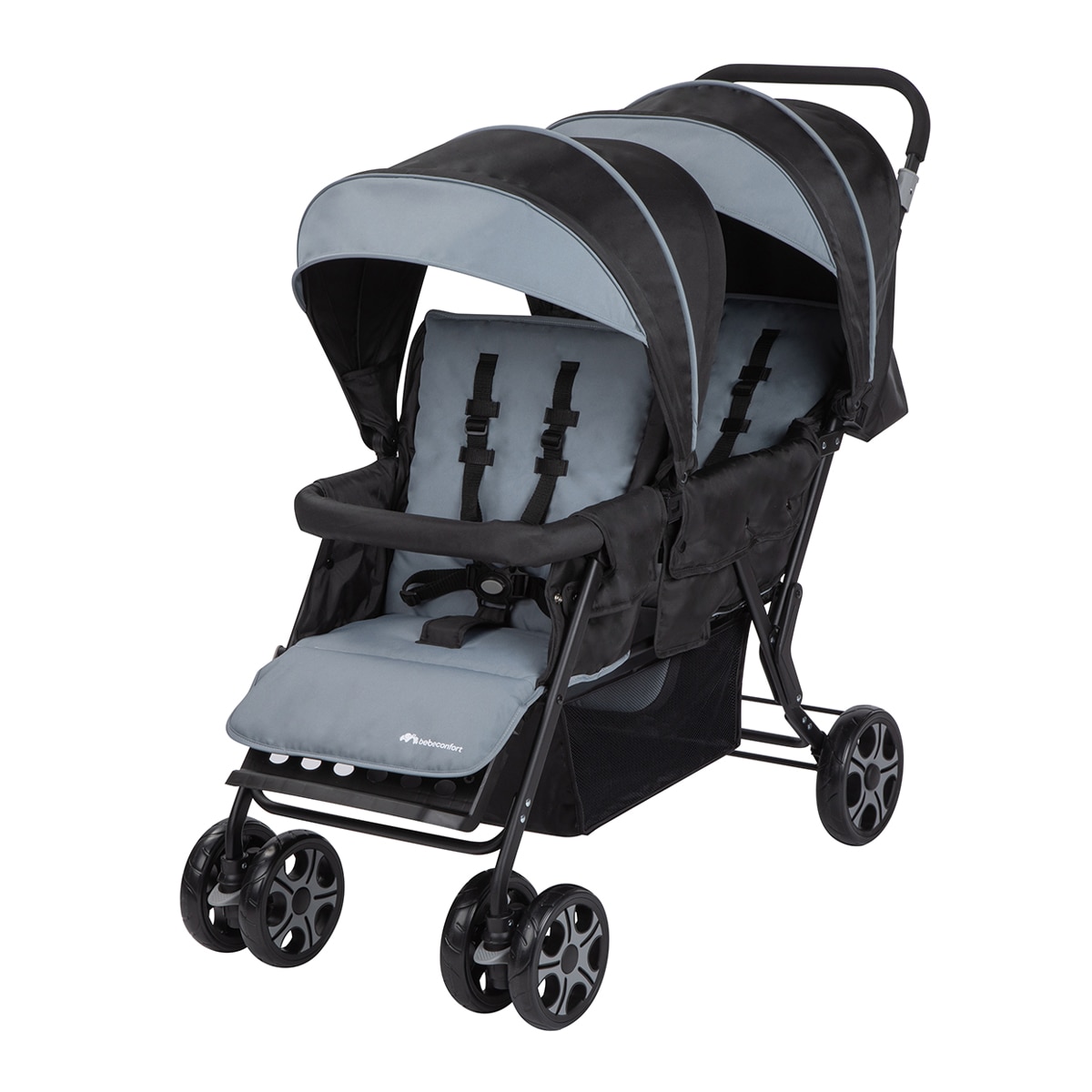 Cochecito Gemelar Teamy, 0m+/6m+, <22 Kg, color Shadow Block Multicolor-1