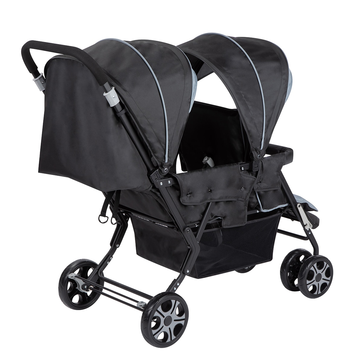 Cochecito Gemelar Teamy, 0m+/6m+, <22 Kg, color Shadow Block Multicolor-4